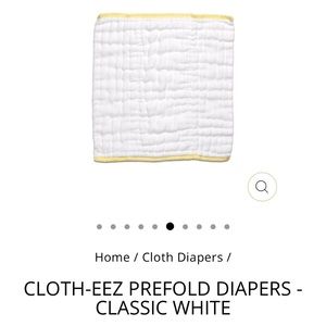 Cloth-Eez Prefold Diapers Size Small
